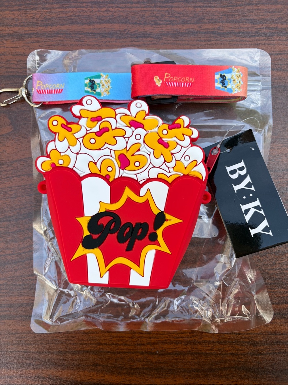 BY:KY Popcorn Novelty Crossbody Bag Red Movie Theater Purse NWT